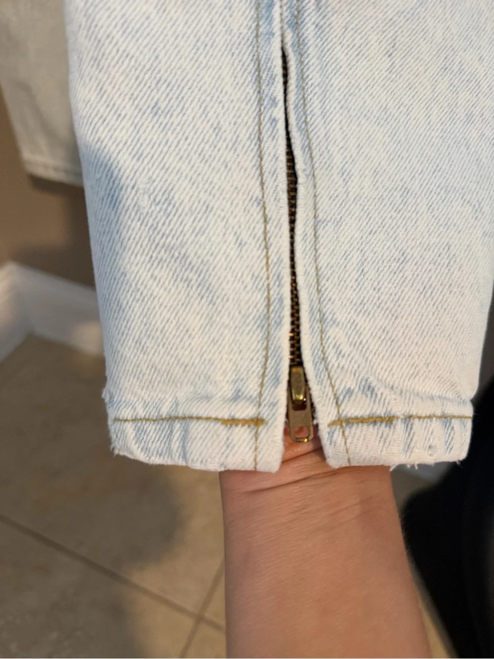 Vintage Guess Georges Marciano Tapered Mom Jeans Light Stone Wash Style1015 32